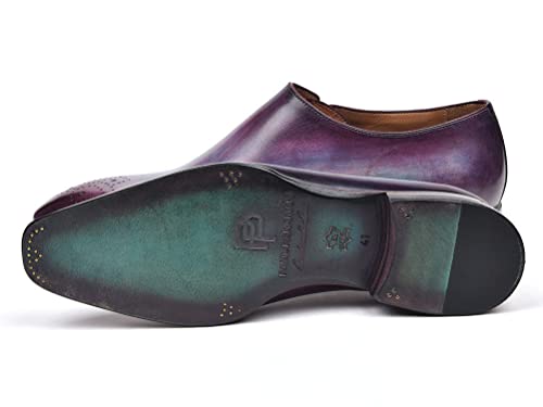 Oxfords dentelle latérale Paul Parkman violet l'expression de l'élégance audacieuse - 3