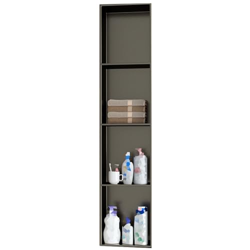 Niche de douche en acier inoxydable pour organiser une salle de bain moderne et épurée