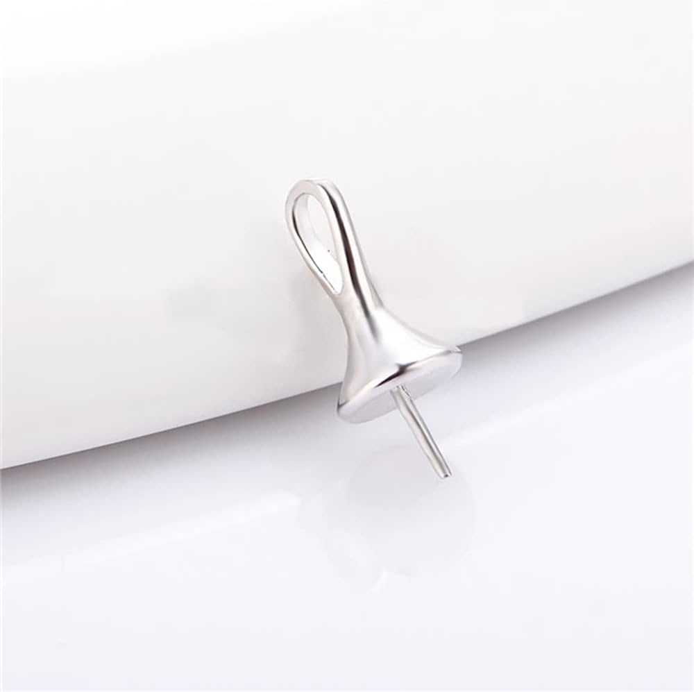 Sterling Silver Waterdrop Pearl Pendant Accessories for Women Jewelry Making - Image 2