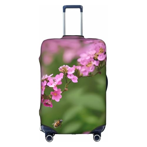 Bee Flying Tsa Approved Luggage Cover For 18-32 Inch Suitcases Scratch-Resistant Stretch Luggage Cover