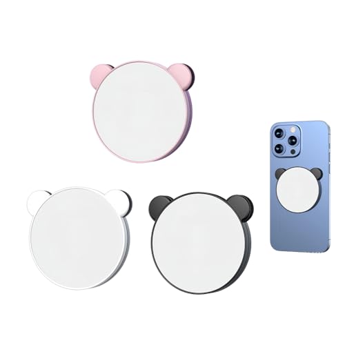 XFSRG Espejo Magnético para Selfie con Diseño de Oso para Cámara Trasera Espejo de Selfie Portátil y Compacto para Teléfonos Accesorio Ideal para Fotos y Vídeos