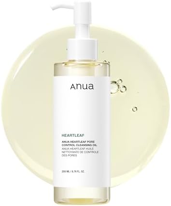 Anua Heartleaf Pore Control Cleansing Oil, Oil Cleanser for Face, Makeup Blackhead Remover, Korean Skin Care 6.76 fl oz(200ml) (original)