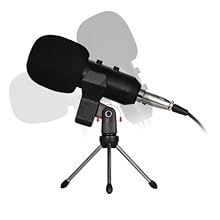 Webcast mic:standard screw adapter,you can mount it on all the standard microphone stands,Condenser mic Warm tip: dear buyer, due to lighting effect,monitor's brightness,manual measurement and etc, there could be some slight differences in the color ...