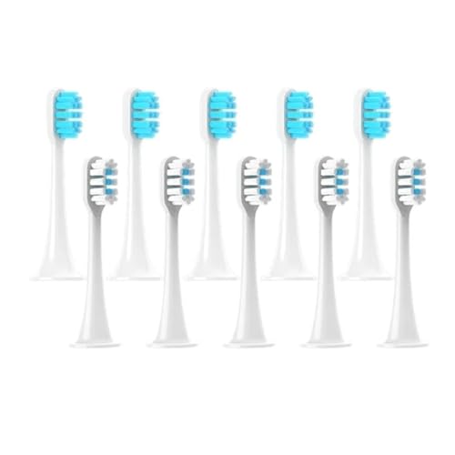 Replacement Brush Heads�CCompatibility For xiaomi Mijia T300/T500/T700 Sonic Toothbrush Soft Bristle Nozzles with Caps Sealed Pac