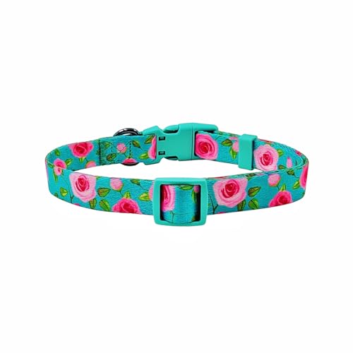 Collar para perro XS Olahibi diseño rosa poliéster miniatura 2