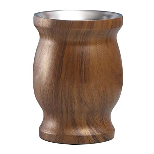 Gavigain Xícara de cabaça, Yerba Mate Naturals Conjunto de cabaça/xícara de chá marrom original trad