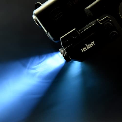 Hilight Pf10B Blue Laser Sight & Tactical Led Flashlight Combo, Shockproof Low Profile Air Soft Gun Lasers, Magnetic Usb Rechargeable, Compatible For Glock, Pistol, Handgun Rifle. #TOP1