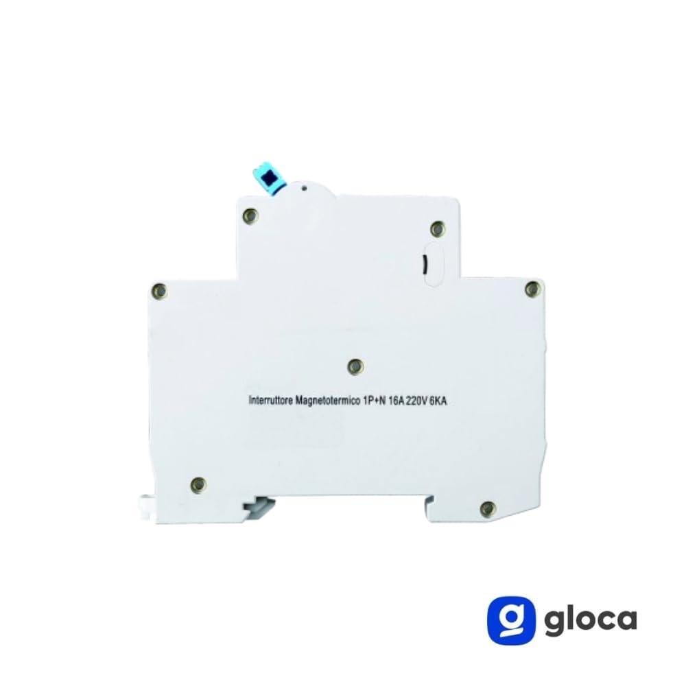 gloca Set 3 Interruttori Magnetotermici Automatici 1P+N 16A 220V 6KA 1 Modulo DIN C16