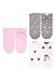 Sterntaler Baby-Mädchen Sneaker-Söckch.3er-Pack Herzen 8512122 Socken, Weiß/Rosa/Hellgrau, 19-22