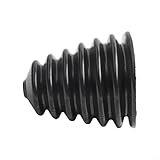 Elektrische Bohrmaschine Staubschutz, Gummi Hammerbohrer Staubsammler mit Unterlegscheibe, staubdichtes Gerät für Technik und Klimaanlageninstallation, 2er-Pack, Schwarz/Weiß (A)