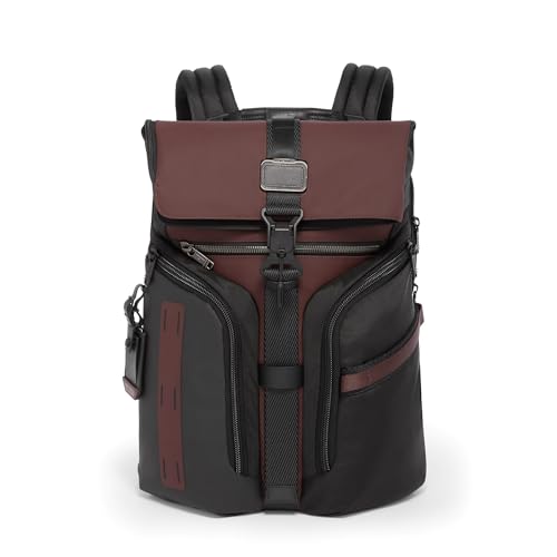 Image of Tumi Mens Logistics Flap Lid Backpack Oxblood One Size