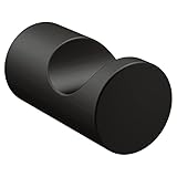 Moen Align Matte Black Modern Single Robe Hook, YB0403BL