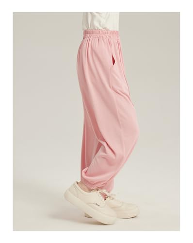 Girl's Jogger Swearpants High Elastic Waist Pants Casual Wide Leg Swearpants3