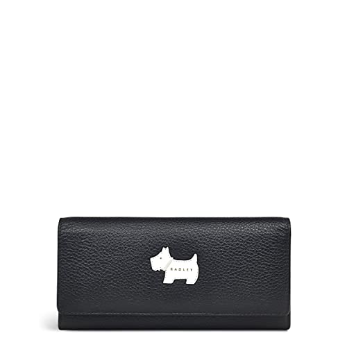 Radley London Loyal Radley Leather Flapover Matinee Purse, Black, L #TOP20