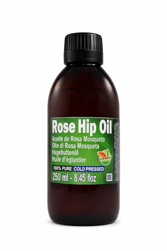 Aceite Rosa Mosqueta 250ml (un cuarto litro) 100% Puro, Virgen Extra, producto sustentable