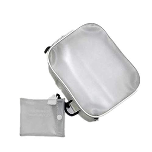 Bearbelly Best Sac Messenger Mini Bandoulière Femme Cabas Sac D'épaule Sac Fourre-Tout Transparent avec Bandoulière Ajustable Blanc 2PC Cover