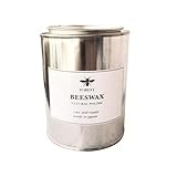 無添加 蜜蝋ワックス 大容量1kg 天然 床ワックス 家具 木製品 なたね油 フロア 無垢床 1L