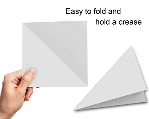 White Origami Paper 400 Sheets 6X6 Inch 15X15 Cm Double-Sided 6 Inch Square Folding Paper For Arts And Crafts Projects #TOP3
