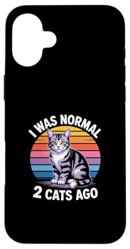 I Was Normal 2 Cats Ago �X�}�z�P�[�X iPhone 16 Plus �p