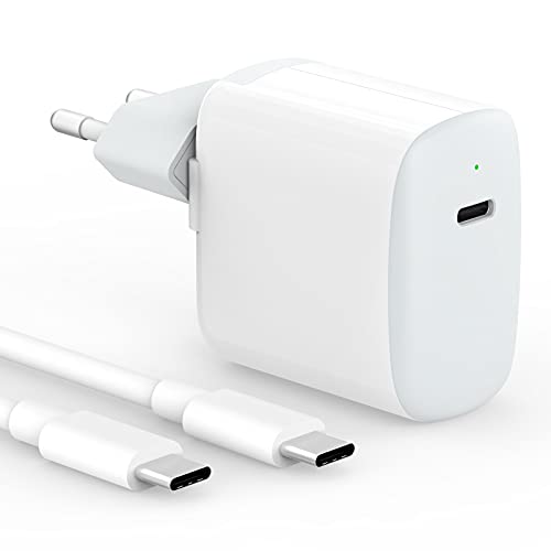 30W Chargeur USB C Compatible avec MacBook Air 13 12 Pouces, iPad Pro 13, 12.9, 11 2024 2023 2022 2021 2020 2019 M4 M2 M1, iPad Air 5 4, Mini 6, iPhone 15, Google Pixel...