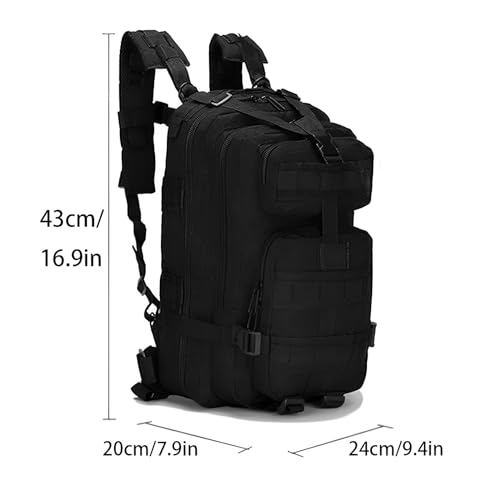 Tactical Backpack 25L Military Backpack Travel Backpack Mens School Bag Backpack Womens Rucksack for Men Hiking Backpack Bag for Sports