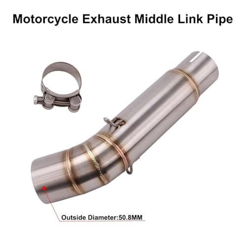 Silencieux d'échappement de moto à enfiler 51mm réduction de poids pour Hornet - 5