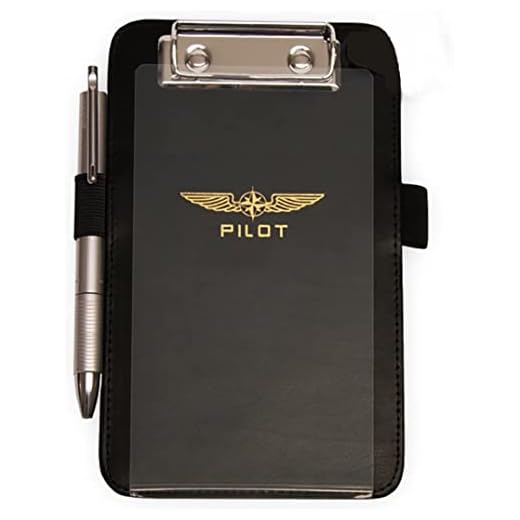 DESIGN 4 PILOTS Brand Professional Aviation Kneeboard, Made Out of Genuine eco-Friendly Leather, Flight kneeboard, Pilot clipboard