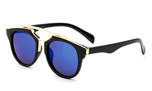 Designer Inspired Kids Girls High Fashion Sunglasses Metal Bridge Plastic Frame3