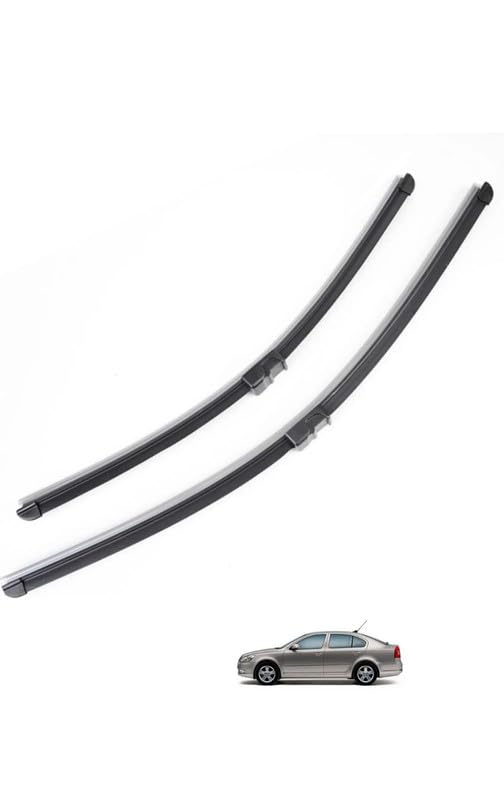 Image of Front Wiper Blades Compatible with Skoda Laura (2011-2015 Model)