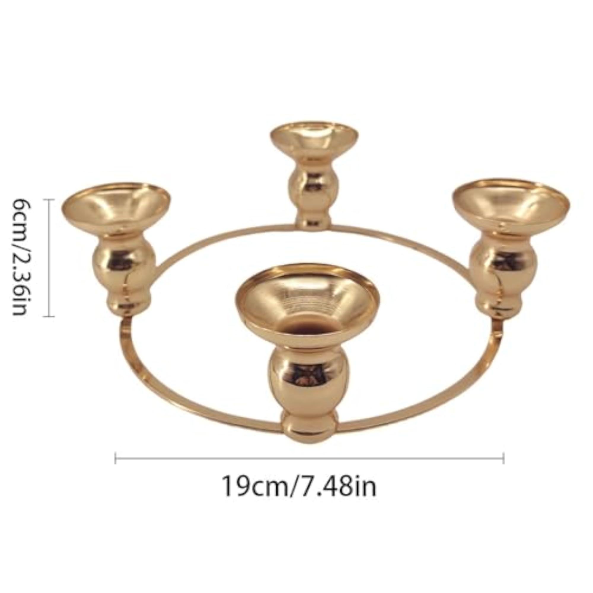 4 Cup Candle Holder Desk Decor, Anniversary Gift