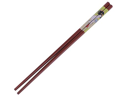 Home Republic- 2 Pairs Black Chopstick New Design Print Phoenix Chinese Japanese Chopsticks Non-Slip Chop Sticks Set Chinese Gift #TOP1