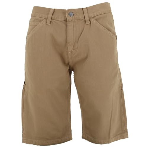 Teddy Smith S-Carpenter SHO Bermudas, Worker Beige, 27W para Hombre