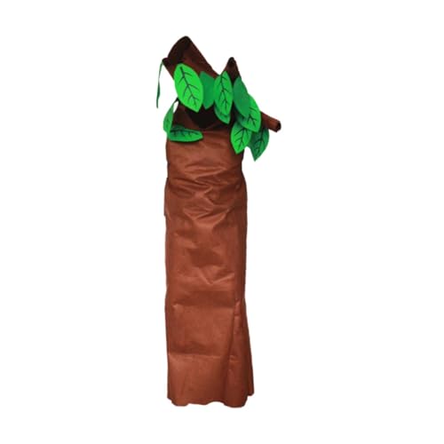 Dickly Costume da Albero con Cappuccio, Costume da Tronco d'albero per Feste, Giochi di Ruolo, spettacoli teatrali