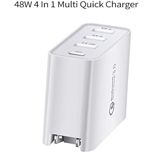 48 Вт PD Type C быстрое зарядное устройство USB QC 3.0 быстрое настенное зарядное устройство