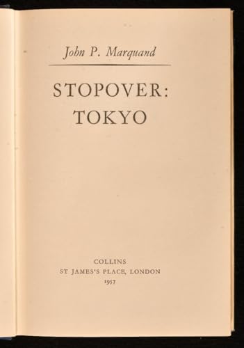 Stopover: Tokyo [Unknown] 0248983814 Book Cover