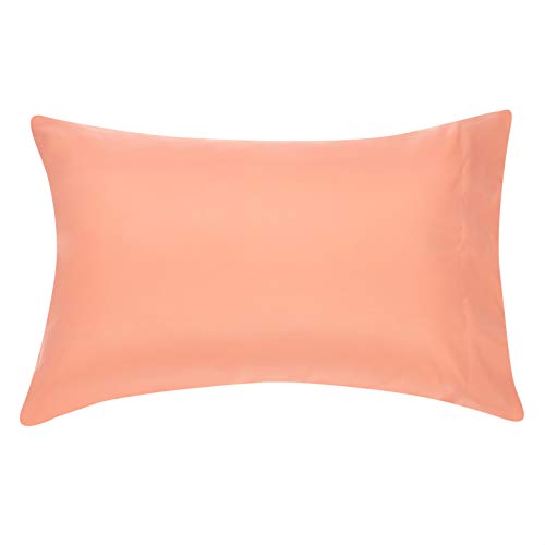 Image of Amazon Basics Twin /Twin XL Lightweight Microfiber Comforter Bedding Set with Printed Sheets, 5-Piece Bed-in-a-Bag, Coral Medallion