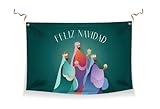 ✨✨[ REGALO ÚNICO] Balconera navideñas como regalo único en las fiestas de Navidad. Colgadura del Niño Jesús.