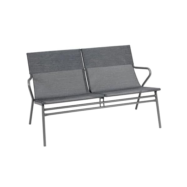 Lafuma Vence Lounge-Set Batyline Duo Grau Obsidian