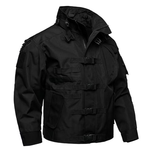 Chaqueta de invierno hombre contra el viento parka hardshell agua