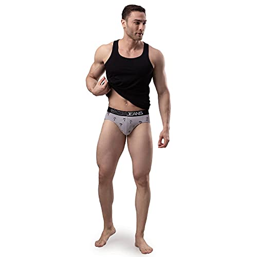 Image of Underjeans Men Cotton Blend Brief - Pack of 2