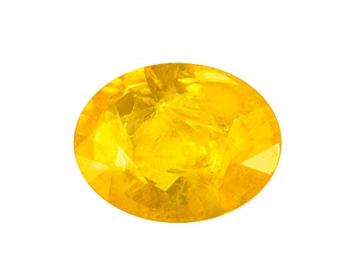 Pukhraj saphir jaune véritable 5,25 Ratti pierre Rashi Ratan