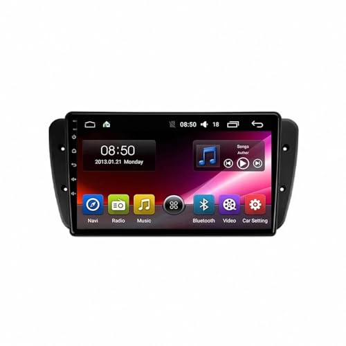 Radio de coche para Seat Ibiza 6j con pantalla táctil Incell, Bluetooth y Mirror Link de 64GB