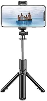 LAZOS L-SST Selfie Stick with Tripod Function, Black