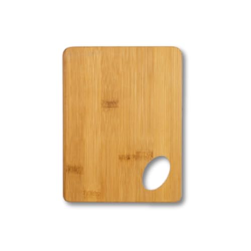 pubblienne Tagliere Bamboo 20x15 cm - Tagliere Professionale Antibatterico da Cucina Resistente e Reversibile - Taglieri in Legno di bambù con Foro di Impugnatura