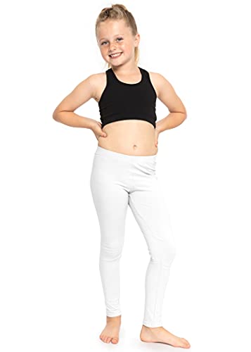 Girl's Pack of 3 Oh So Soft Footless Leggings | Size 2-142