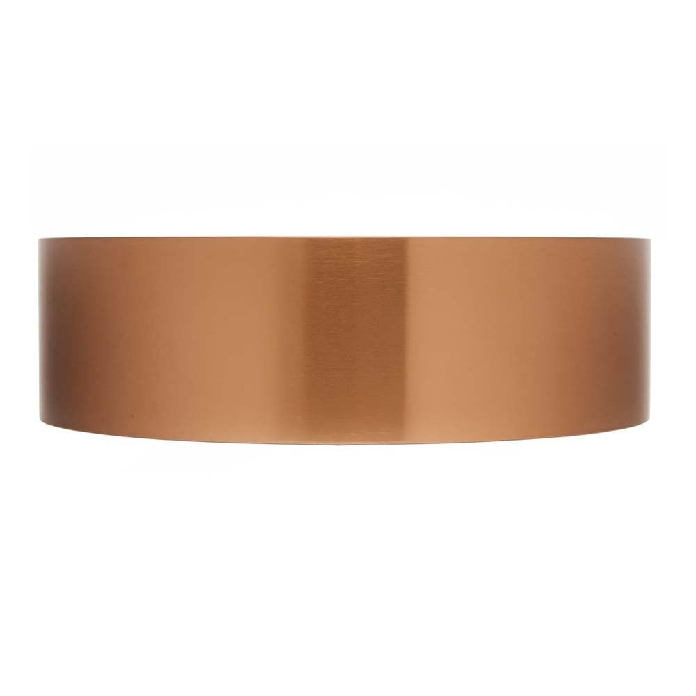 Swiss Aqua Technologies Vasque à Poser Aurum 38 x 38 x 11 cm | Cuivre Brossé | Acier Inoxydable | Avec Bonde | Sans Trop-Plein – Réf | Cuivré