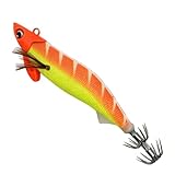 Señuelos Para Pesca De Calamares,Señuelo Artificial Fosforescente,Señuelos de Calamar para Agua Salada | Para Río, Muelle, Lanzamiento, Lago, Arroyo, Estanque, Viaje, Agua Dulce, Entusiastas Y Princip