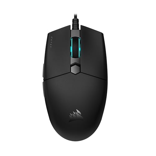 Corsair KATAR PRO XT Kabelgebundene Ultra-Light FPS Gaming Maus - 18.000 DPI - Symmetrische Form - Quickstrike Tasten - iCUE Kompatibel - PC, Mac, PS5, PS4, Xbox - Schwarz Corsair KATAR PRO XT Kabelgebundene Ultra-Light FPS Gaming Maus - 18.000 DPI - Symmetrische Form - Quickstrike Tasten - iCUE Kompatibel - PC, Mac, PS5, PS4, Xbox - Schwarz