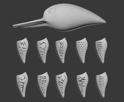 wLure Hard Plastic 3D Stencil for Fishing Lure Crankbait Jerkbait Lipless Topwater (SUPCWWV2)