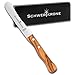 Coltello da pane con lama ondulata, manico in legno di ulivo e manico in legno, Acciaio INOX, 1-Stück